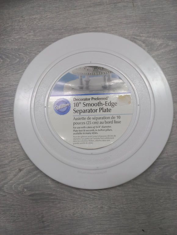 Wilton Smooth-Edge Separatore Plate