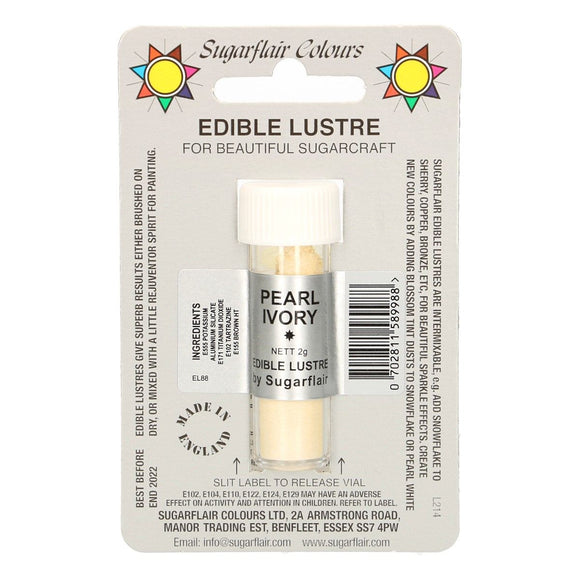 Sugarflair Edible Lustre Pearl Ivory